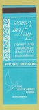 Matchbook Cover - White Heron Lodge Auckland New Zealand SAMPLE