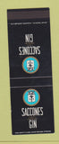 Matchbook Cover - Saccone's Gin New Zealand SAMPLE