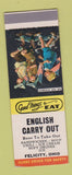 Matchbook Cover - English Carry Out Felicity OH SAMPLE