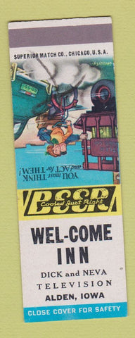 Matchbook Cover - Welcome Inn Alden IA SAMPLE