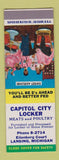 Matchbook Cover - Capitol City Locker Meat Lansing MI SAMPLE