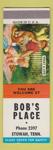 Matchbook Cover - Bob's Place Etowah TN SAMPLE
