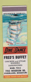 Matchbook Cover - Fred's Buffet Overland MO SAMPLE