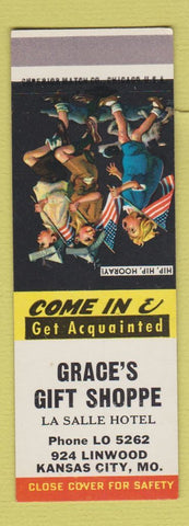 Matchbook Cover - Grace's Gift Shoppe Kansas City MO SAMPLE