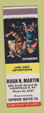 Matchbook Cover - Hugh Martin Superior Match Louisville KY SAMPLE