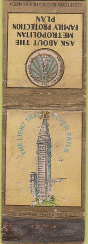 Matchbook Cover - Metropolitan Life Insurance POOR
