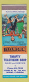 Matchbook Cover - Thrifty TV Shop Miami FL SAMPLE