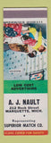 Matchbook Cover - AJ Nault Superior Match Marquette MI SAMPLE