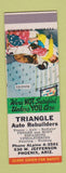 Matchbook Cover - Triangle Auto Rebuilders Phoenix AZ SAMPLE