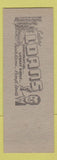 Matchbook Cover - Model Investment Company Houston TX SAMPLE