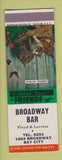 Matchbook Cover - Broadway Bar Bay City MI? SAMPLE