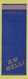 Matchbook Cover - Friendly Tavern Boulder Colorado SAMPLE