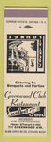 Matchbook Cover - Greenwood Club Restaurant SAMPLE