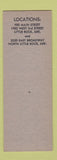 Matchbook Cover - Warehouse Liquor Markets Little Rock AR SAMPLE