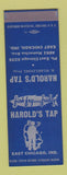 Matchbook Cover - Harold's Tap East Chicago IN SAMPLE