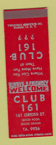 Matchbook Cover - Club 161 SAMPLE