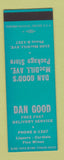 Matchbook Cover - Dan Good's Liquor  SAMPLE