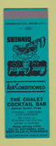 Matchbook Cover - The Chalet Cocktail Bar West Allis WI SAMPLE