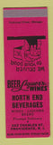 Matchbook Cover - North End Beverages Providence RI SAMPLE