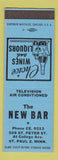 Matchbook Cover - The New Bar St Paul MN SAMPLE