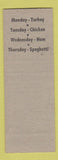 Matchbook Cover - The New Bar St Paul MN SAMPLE