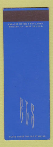 Matchbook Cover - Advance Match Monogram ELS SAMPLE
