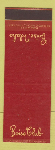 Matchbook Cover - Boise Club ID SAMPLE