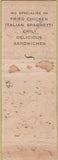 Matchbook Cover - Spanish Villa Nite Club St Paul MN girlie WEAR
