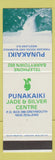 Matchbook Cover - Punakaiki Pancake Rocks Blowhole Westland New Zealand SAMPLE
