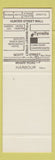 Matchbook Cover - Ryrrell's Record Land Music New Castle New Zealand SAMPLE