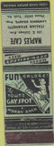 Matchbook Cover - Naples Cafe York PA girlie CREASE