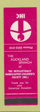 Matchbook Cover - Intellectually Handicapped Children's Society Auckland  SAMPLE