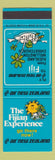 Matchbook Cover - The Fijian Experience Air New Zealand SAMPLE