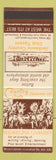 Matchbook Cover - Country Club Cabarets New Zealand SAMPLE