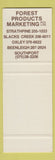 Matchbook Cover - Drive In Timber Forest Products Southport New Zealand SAMPLE