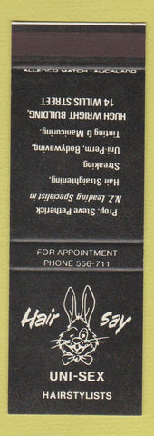 Matchbook Cover - Hair Say Salon New Zealand SAMPLE