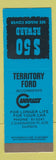 Matchbook Cover - Territory Ford Darwin Australia SAMPLE