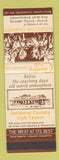 Matchbook Cover - Country Club Cabarets New Zealand SAMPLE