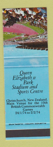 Matchbook Cover - Queen Elizabeth Park Sports Christchurch New Zealand SAMPLE