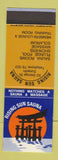 Matchbook Cover - Rising Sun Sauna Dunedin New Zealand SAMPLE