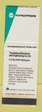 Matchbook Cover - National Electric Wellington New Zealand WEAR SAMPLE