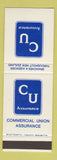 Matchbook Cover - Commercial Union Assurance New Zealand SAMPLE