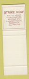 Matchbook Cover - Williams and Kettle New Zealand liquor SAMPLE