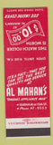 Matchbook Cover - Al Mahan's Appliances Omaha NE SAMPLE