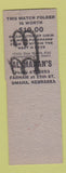 Matchbook Cover - Al Mahan's Appliances Omaha NE SAMPLE