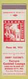 Matchbook Cover - Jimmy Fascone's Terrace Cocktail Lounge Kansas City MO SAMPLE