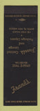 Matchbook Cover - Frank's Cocktail Lounge Santa Fe NM SAMPLE