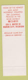 Matchbook Cover - Ellis Marine City MI cleaning SAMPLE