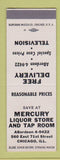 Matchbook Cover - Mercury Liquor Store Tap Chicago IL SAMPLE