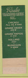 Matchbook Cover - Rooks Trucking Transfer Lines Chicago IL SAMPLE